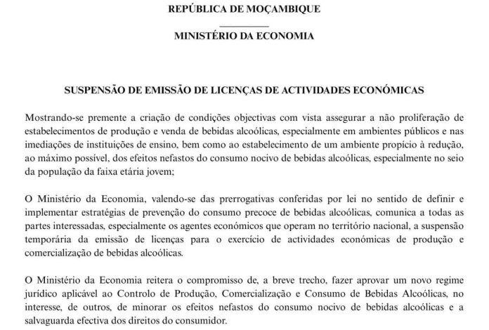 Com proliferação de "xivotchongos", Governo trava novas licenças para venda de álcool