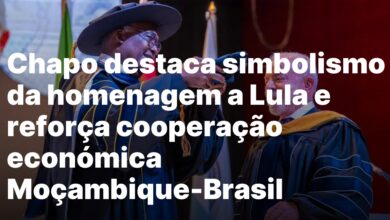 Presidente Chapo Reconhece Lula com Doutor Honoris Causa