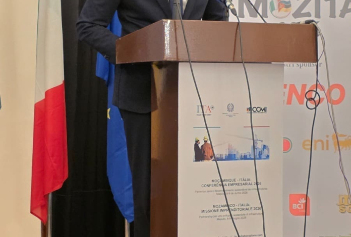 João Matlombe apresenta oportunidades logísticas e convida empresários italianos a investir em Moçambique