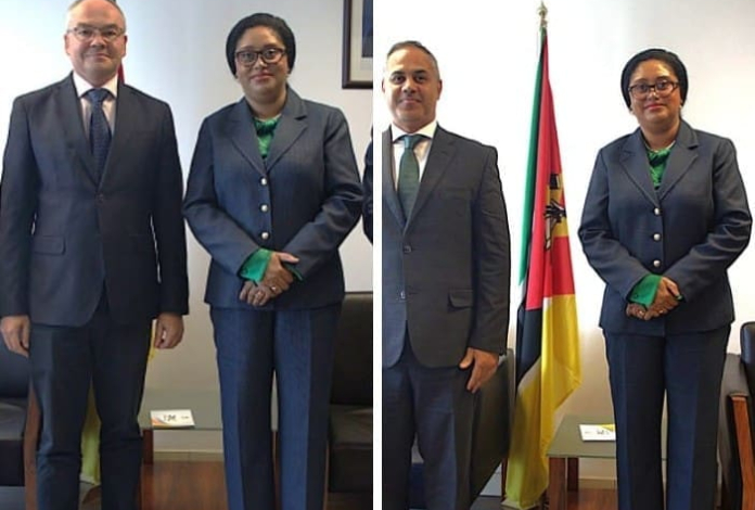 Ministra das Finanças recebe embaixadores da Suíça e dos Emirados Árabes Unidos para reforçar cooperação 